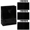 Flash Sale 🔔 10 1/2" x 13" Large Black Gift Bags - 12 Pc. 🌟