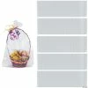 Best Sale 🎁 10" x 18" Bulk Large Clear Cellophane Gift Basket Bags - 150 Pc. ✨