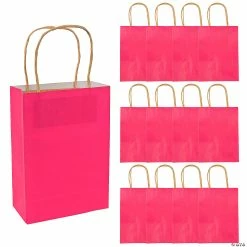 Top 10 👏 6 1/2" x 9" Medium Kraft Paper Gift Bags - 12 Pc. 🌟