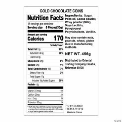 Top 10 ✔️ Chocolate Coins - 76 Pc. 🧨 9 Top 10 ✔️ Chocolate Coins - 76 Pc. 🧨 -Outlet Holidays by "Wedding" Store gold coins chocolate candy 76 pc k1410 a05
