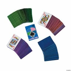 Cheap 🔔 Holographic Playing Cards - 12 Pc. ⌛