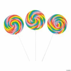 Outlet ✔️ Jumbo Swirl Lollipops - 6 Pc. 👏