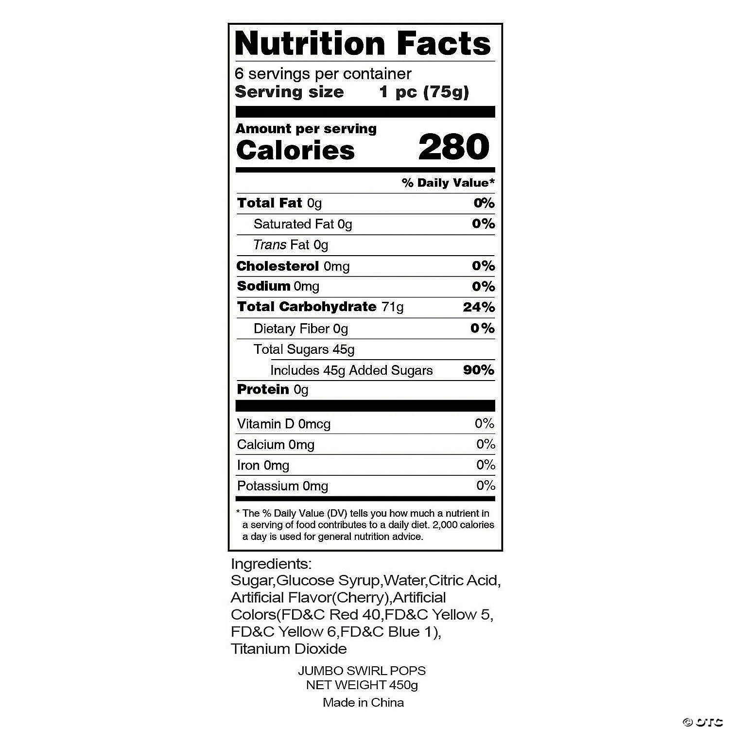 Outlet โ๏ธ Jumbo Swirl Lollipops - 6 Pc. ๐ 4 Outlet โ๏ธ Jumbo Swirl Lollipops - 6 Pc. ๐ - Image 4