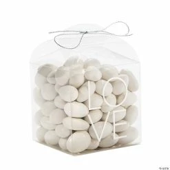 Promo ❤️ Love Clear Favor Boxes with Ribbon - 24 Pc. 👏