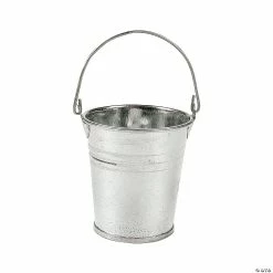 Budget 😍 Mini Galvanized Metal Pails - 12 Pc. 🔥