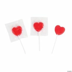 Brand new ✨ Mini Heart Lollipops - 65 Pc. 😀