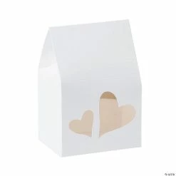 Wholesale 😍 Favor Boxes with Heart Cutouts - 12 Pc. 😉
